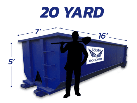 20 Yard Rolloff Dumpster Dimensions