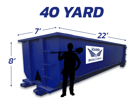 40 Yard Rolloff Dumpster Dimensions